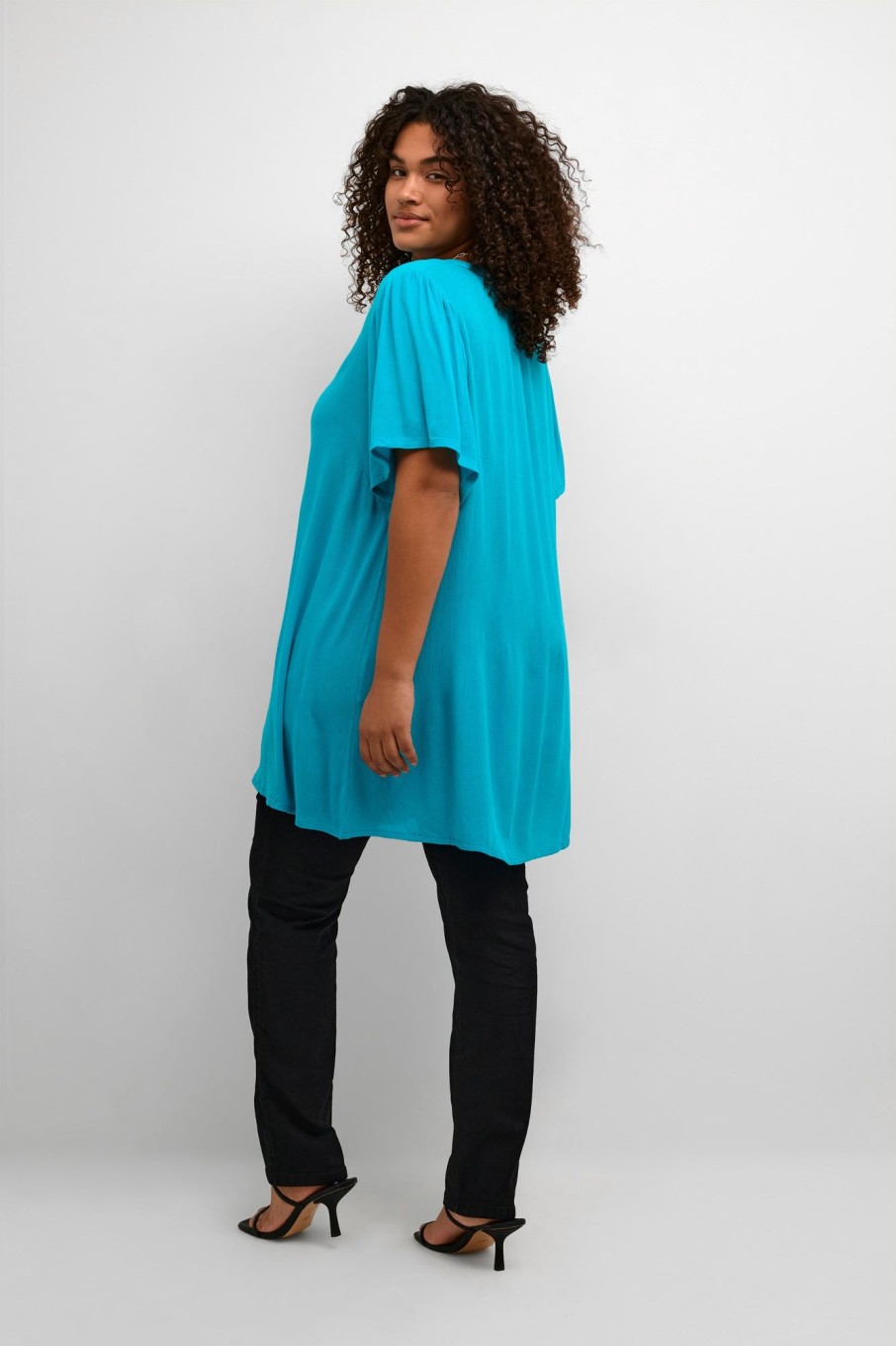 Overdele Kaffe Curve | Kcami Puff Tunic