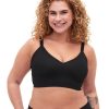 Andet Zizzi | Zilzerle - Plain V-Neck - Bra Black