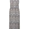 Overdele ONLY CARMAKOMA | Carnova Ella Life Strap Maxi Dress Birch Zig Zag