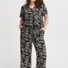 Underdele Fransa Plus Size Selection | Fpfun Cu 1 Pants Black Mix