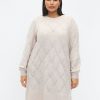 Overdele ZIZZI | Zimziggi - L/S - Blk Dress Birch Mel.