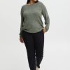 Overdele Fransa Plus Size Selection | Fppomia Ls Top