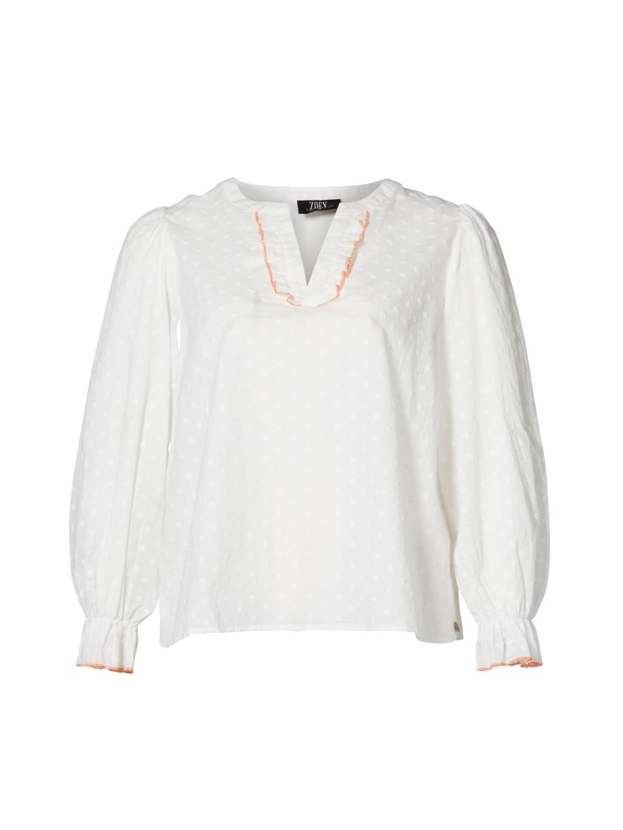 Overdele ZOEY | Zoariadne Blouse 001 White