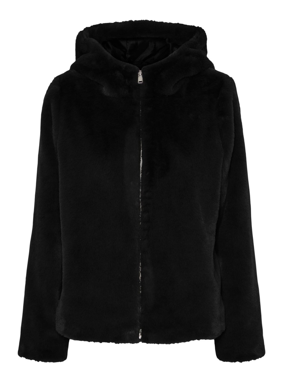 Andet Vero Moda Curve | Vmsuihoodie Short Faux Fur Jacket