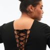 Overdele ZIZZI | Zibldalida S/S Top Black