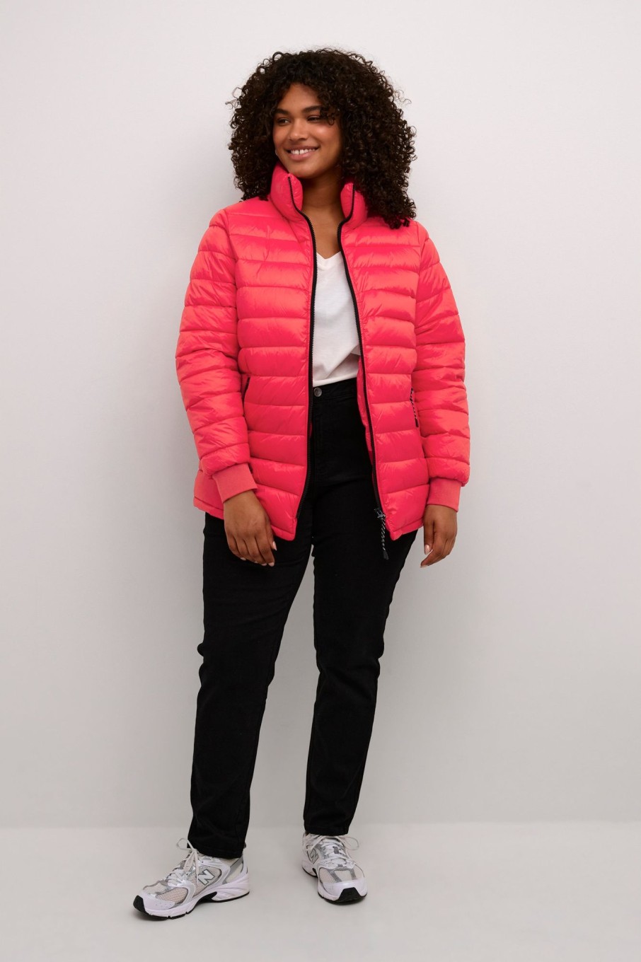 Overdele Kaffe Curve | Kclina Jacket Pink