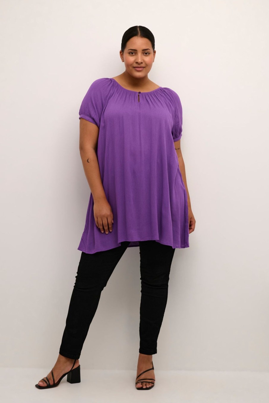 Overdele Kaffe Curve | Kcami Ss Tunic