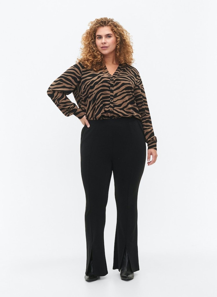 Underdele ZIZZI | Zimgill - Slit Pants