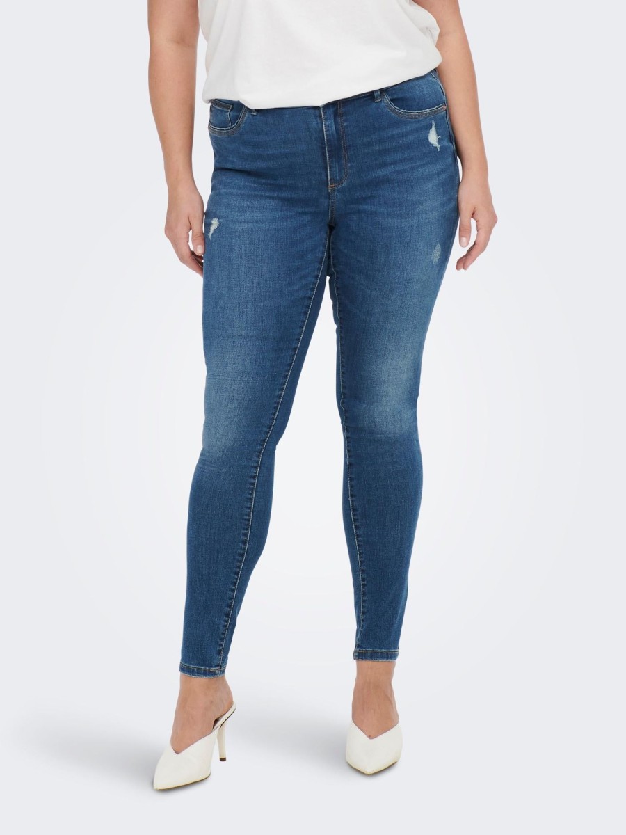 Underdele Only Carmakoma | Carsally Mid Skinny Jeans