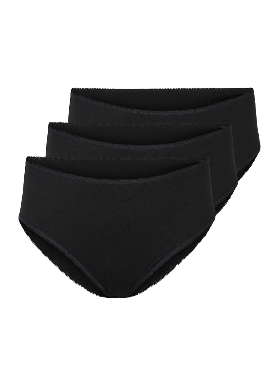 Andet ZIZZI | Zilcotas - Rw - Brief - 3 Pack Black