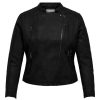 Overdele ONLY CARMAKOMA | Carnewavana Faux Leather Biker Otw Black