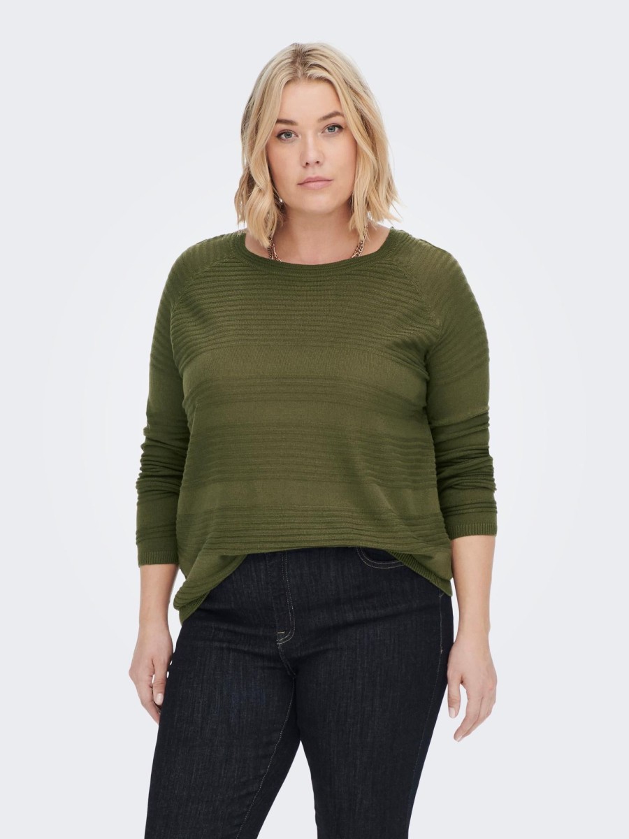 Overdele Only Carmakoma | Carairplain Pullover Knit