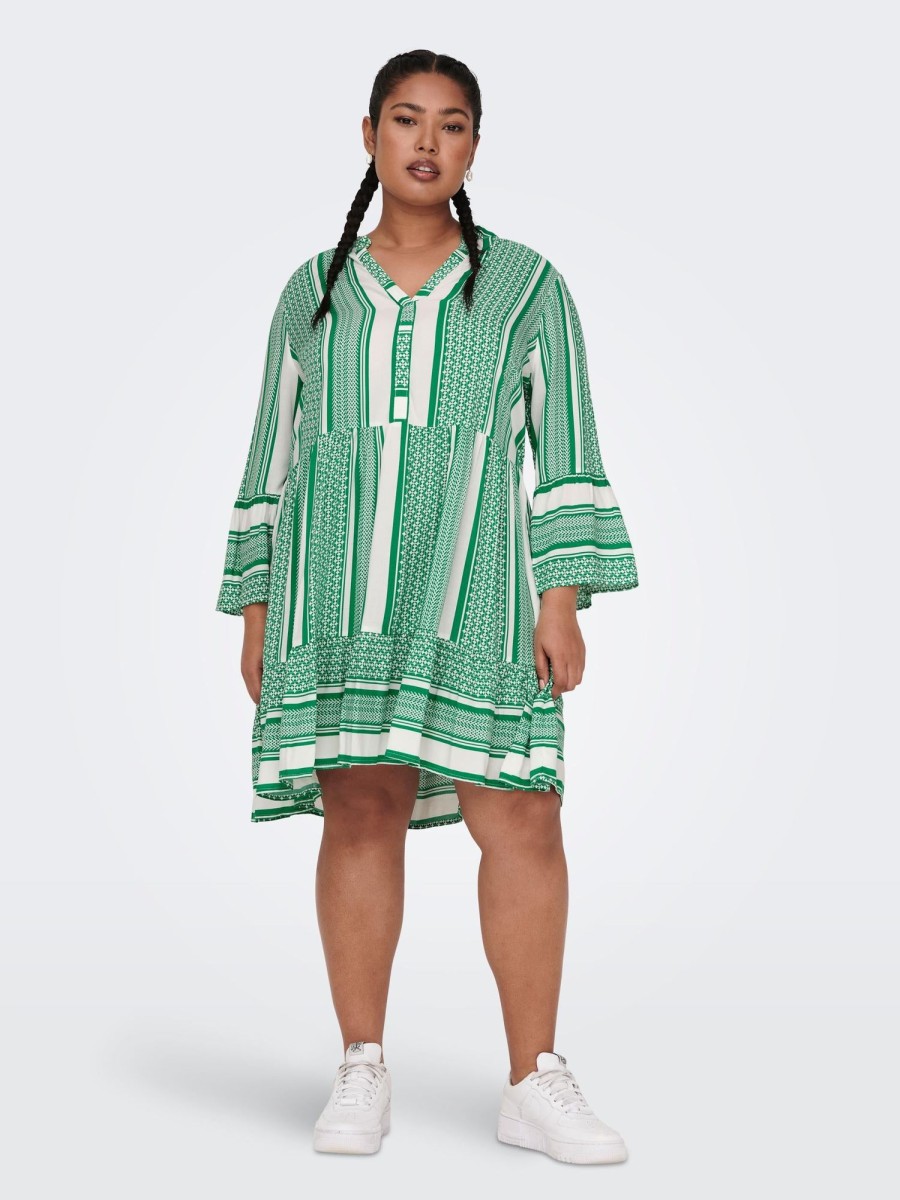 Overdele ONLY CARMAKOMA | Carmarrakesh Life 3/4 Tunic Dress Aop