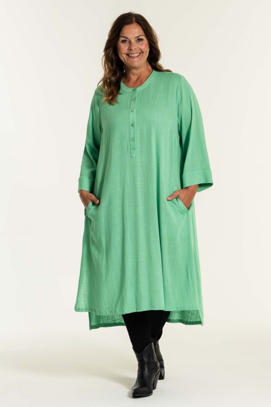 Overdele Gozzip Woman | Goannica Dress Absinthe Green