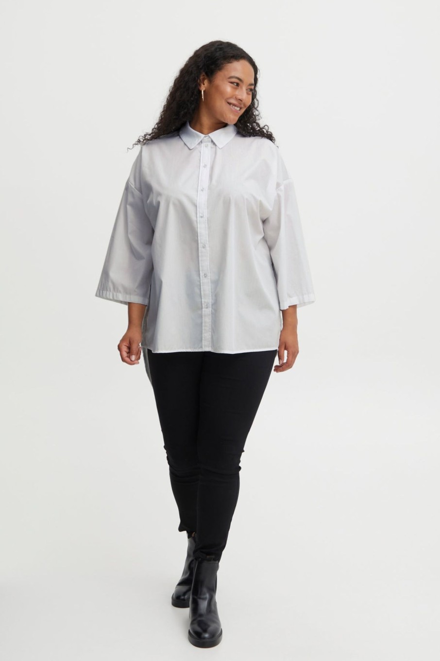 Overdele Fransa Plus Size Selection | Fpblanc Shirt 1