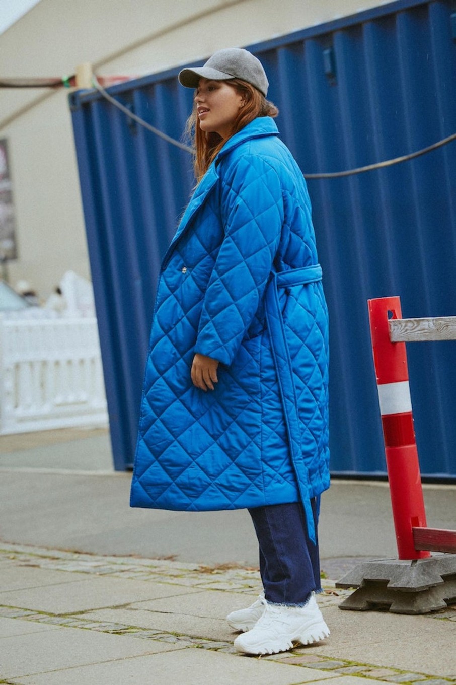 Andet EVOKED VILA | Vimandie L/S Long Coat Lapis Blue