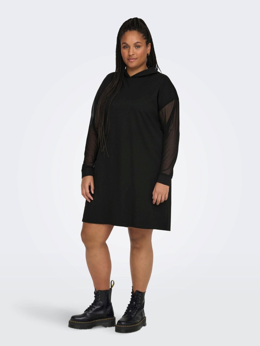 Overdele Only Carmakoma | Carvalentina Mesh Sleeve Dress