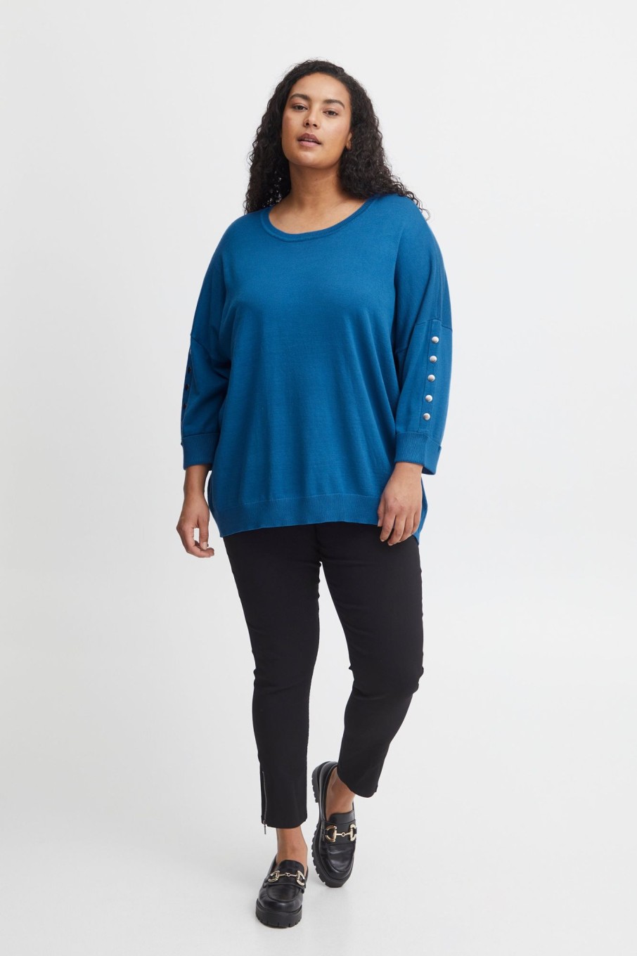 Overdele Fransa Plus Size Selection | Fpsmock Pullover