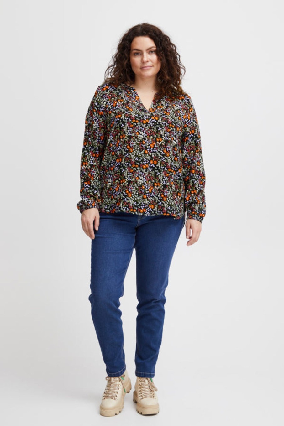 Overdele Fransa Plus Size Selection | Fpflowy Bl 1