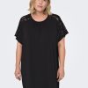 Overdele ONLY CARMAKOMA | Carbennedikte S/S Lace Dress Jrs Black