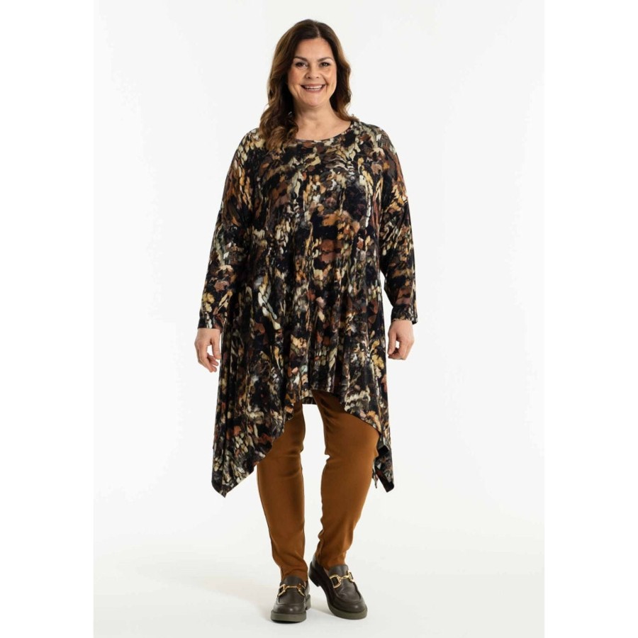 Overdele Gozzip | Gocatrine Oversize Tunic Multi Colour