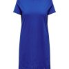 Overdele Only Carmakoma | Carnete S/S Dress Jrs Sodalite Blue