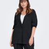 Overdele ONLY CARMAKOMA | Carlara L/S Blazer Jrs Black