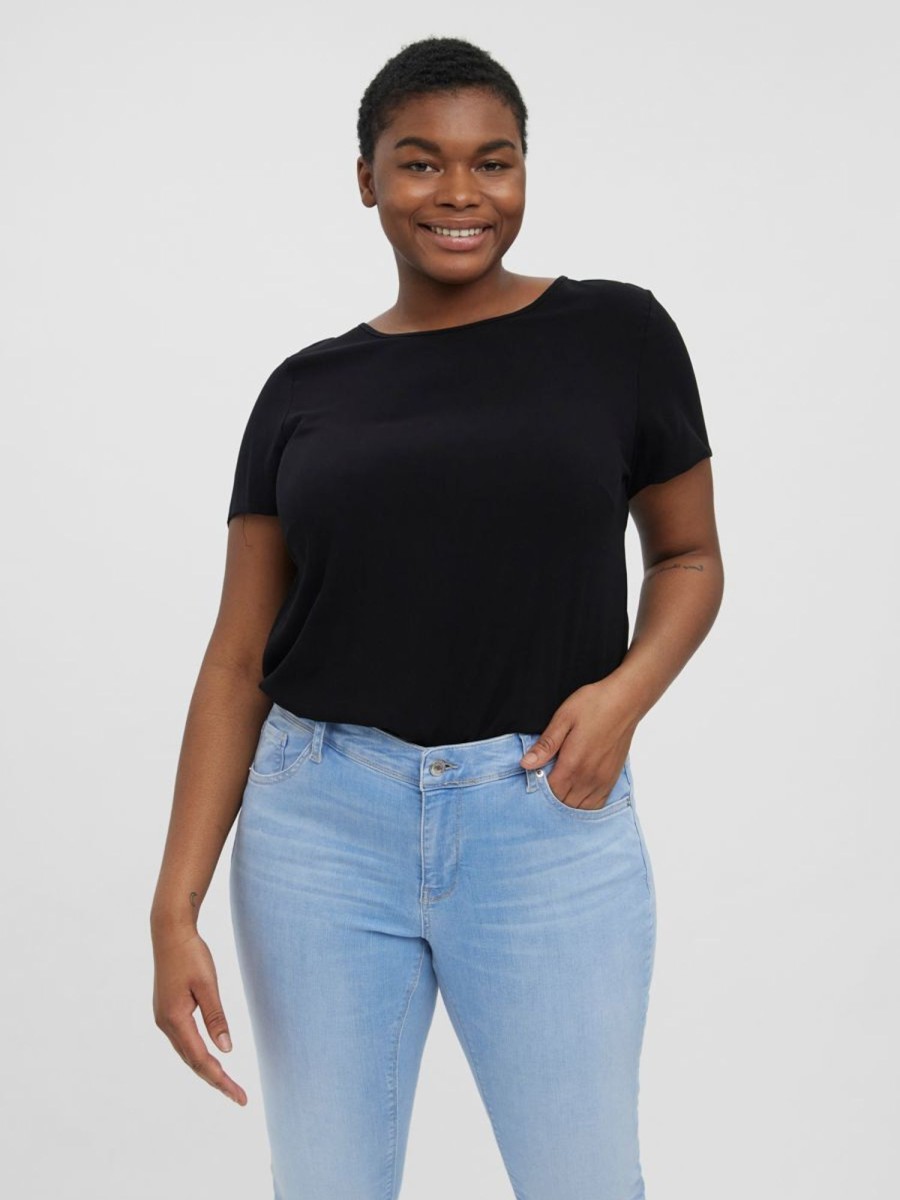 Overdele Vero Moda Curve | Vmbecca Plain Top