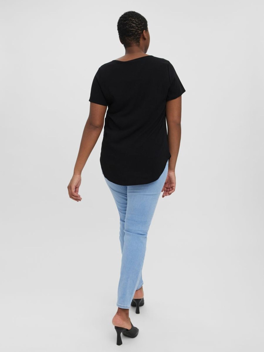 Overdele Vero Moda Curve | Vmbecca Plain Top