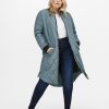 Andet Only Carmakoma | Carcarrot Long Quilted Jacket