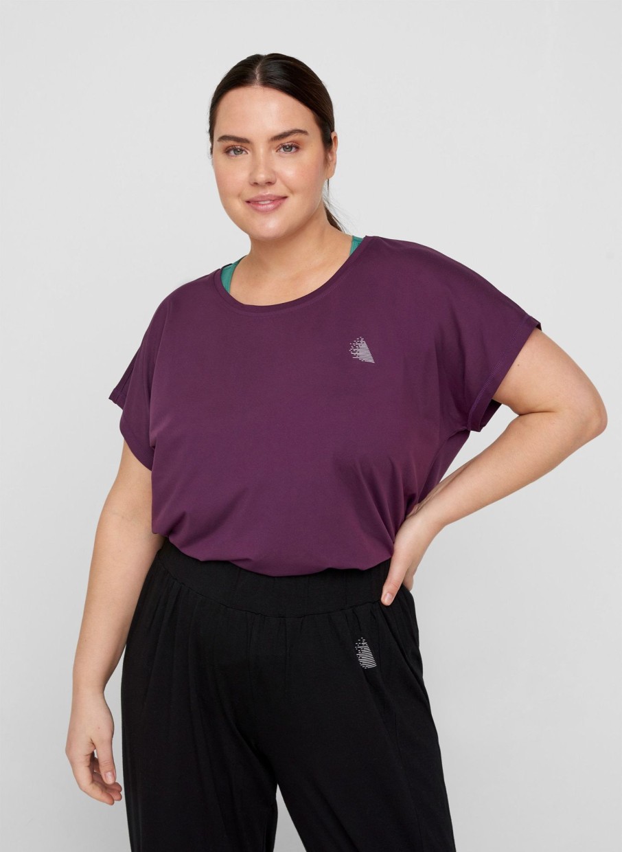 Overdele Zizzi | Ziabasic O-Neck Tee