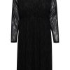 Overdele Fransa Plus Size Selection | Fpgail Dress Black Mix