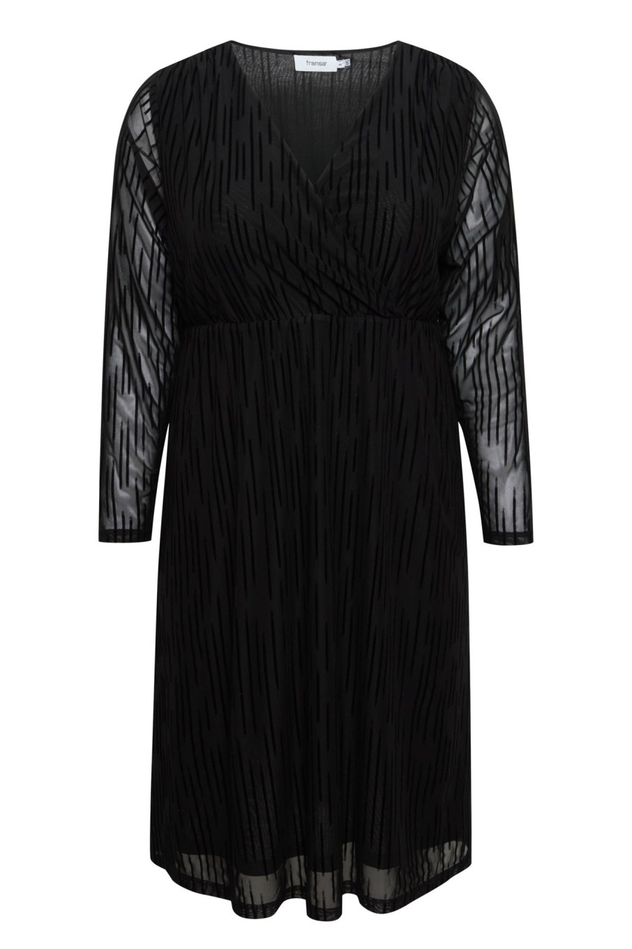 Overdele Fransa Plus Size Selection | Fpgail Dress Black Mix