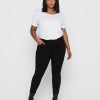 Underdele Only Carmakoma | Carwilly Reg Raw Black Jeans