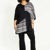 Overdele Studio | Ststina Tunic Black/White Print