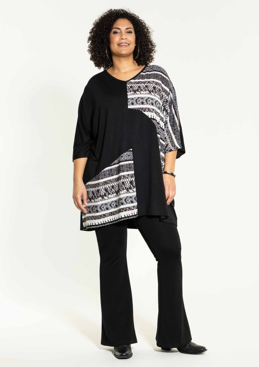 Overdele Studio | Ststina Tunic Black/White Print