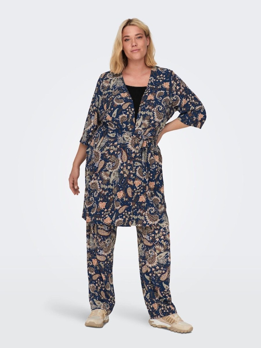 Andet Only Carmakoma | Carluxiva 3/4 Kimono Aop