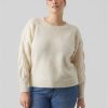 Overdele Vero Moda Curve | Vmvigga Cable Blouse Knit