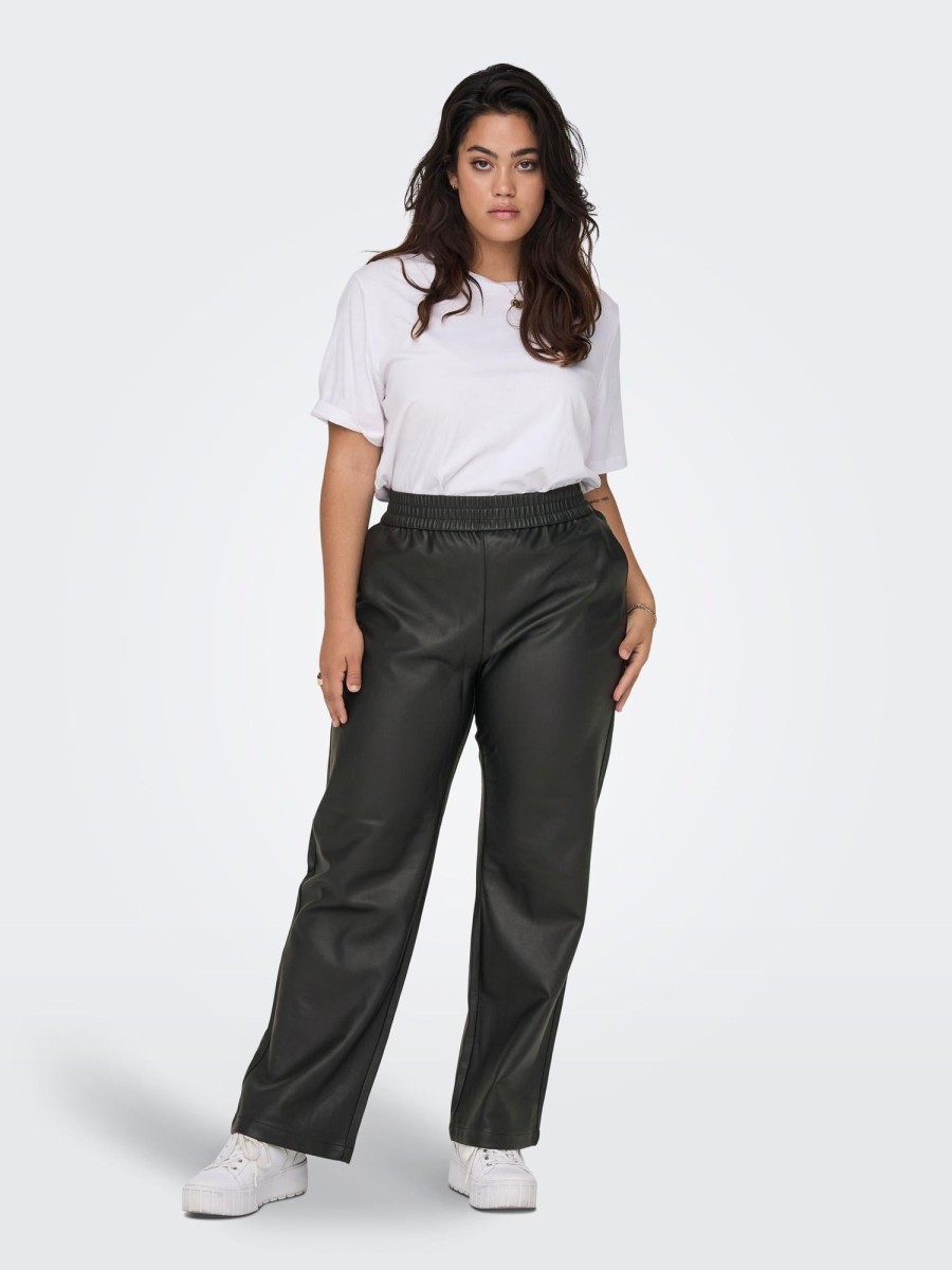 Underdele Only Carmakoma | Carpopstar Wide Coated Pants