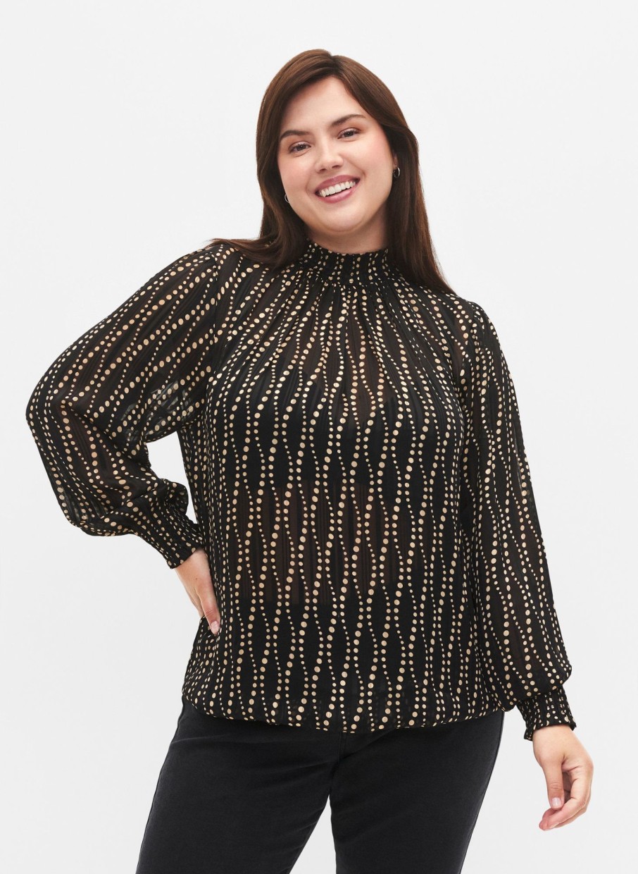 Overdele Zizzi | Zimlucy Smock Blouse