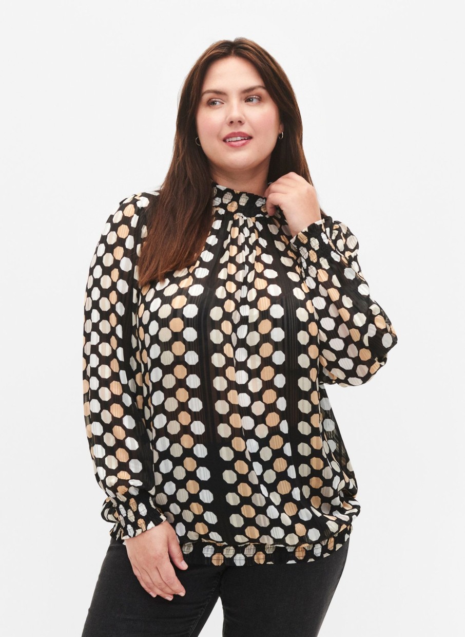 Overdele Zizzi | Zimlucy Smock Blouse