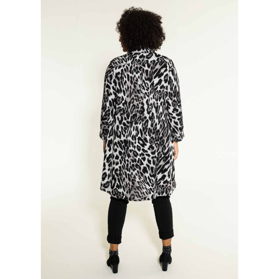 Overdele Studio | Stemilie Shirt Grey Animal Print