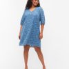 Overdele ZIZZI | Zimamy - 1/2 - Abk Dress Coronet Blue