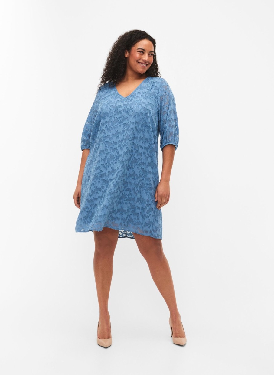 Overdele ZIZZI | Zimamy - 1/2 - Abk Dress Coronet Blue