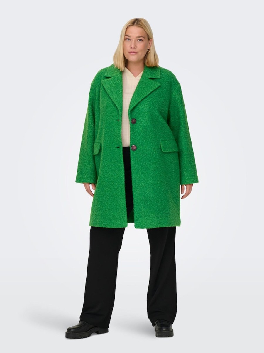 Andet Only Carmakoma | Carvaleria Coat Cc Otw Green Bee