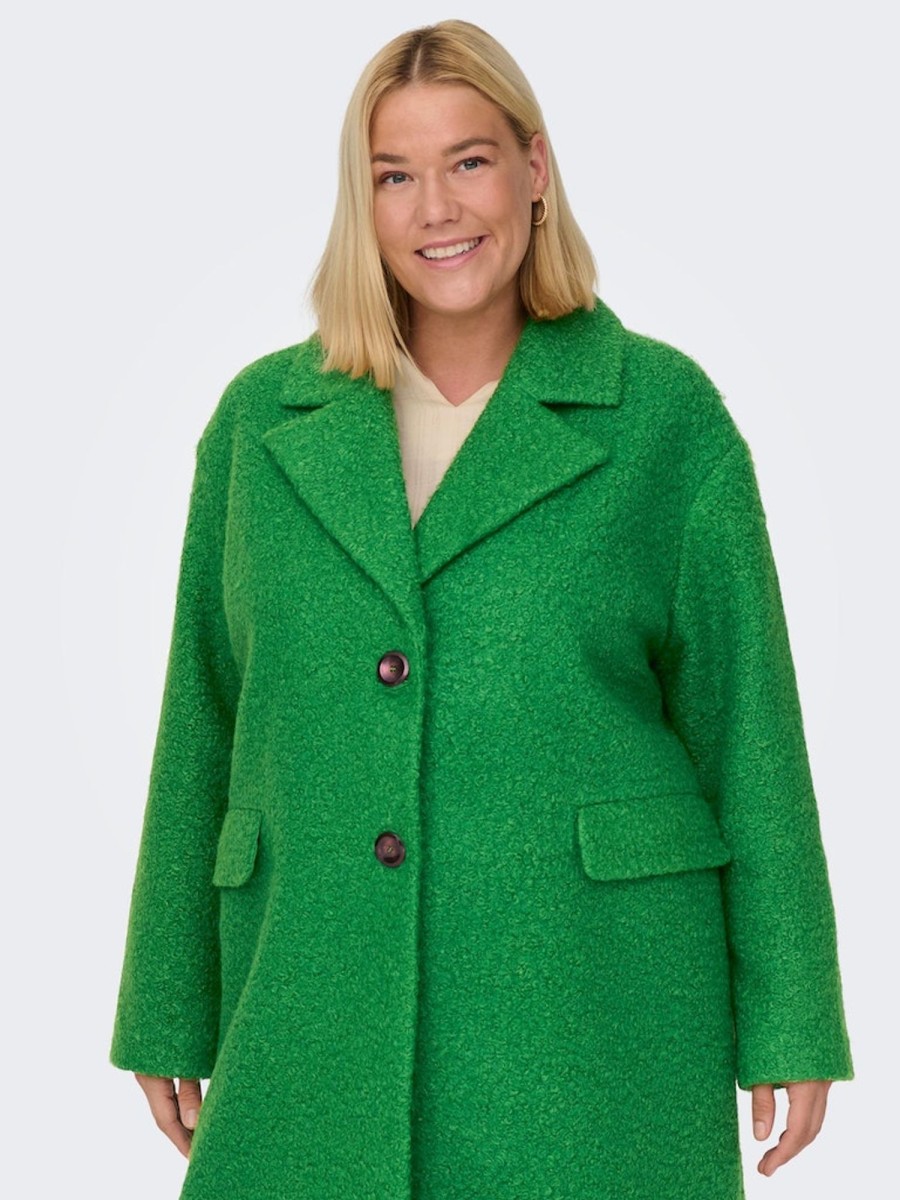 Andet Only Carmakoma | Carvaleria Coat Cc Otw Green Bee