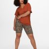 Underdele Only Carmakoma | Fede Cykelshorts I Leopard Print Fra Carmakoma