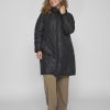 Andet EVOKED VILA | Visibiria Long Hooded Jacket