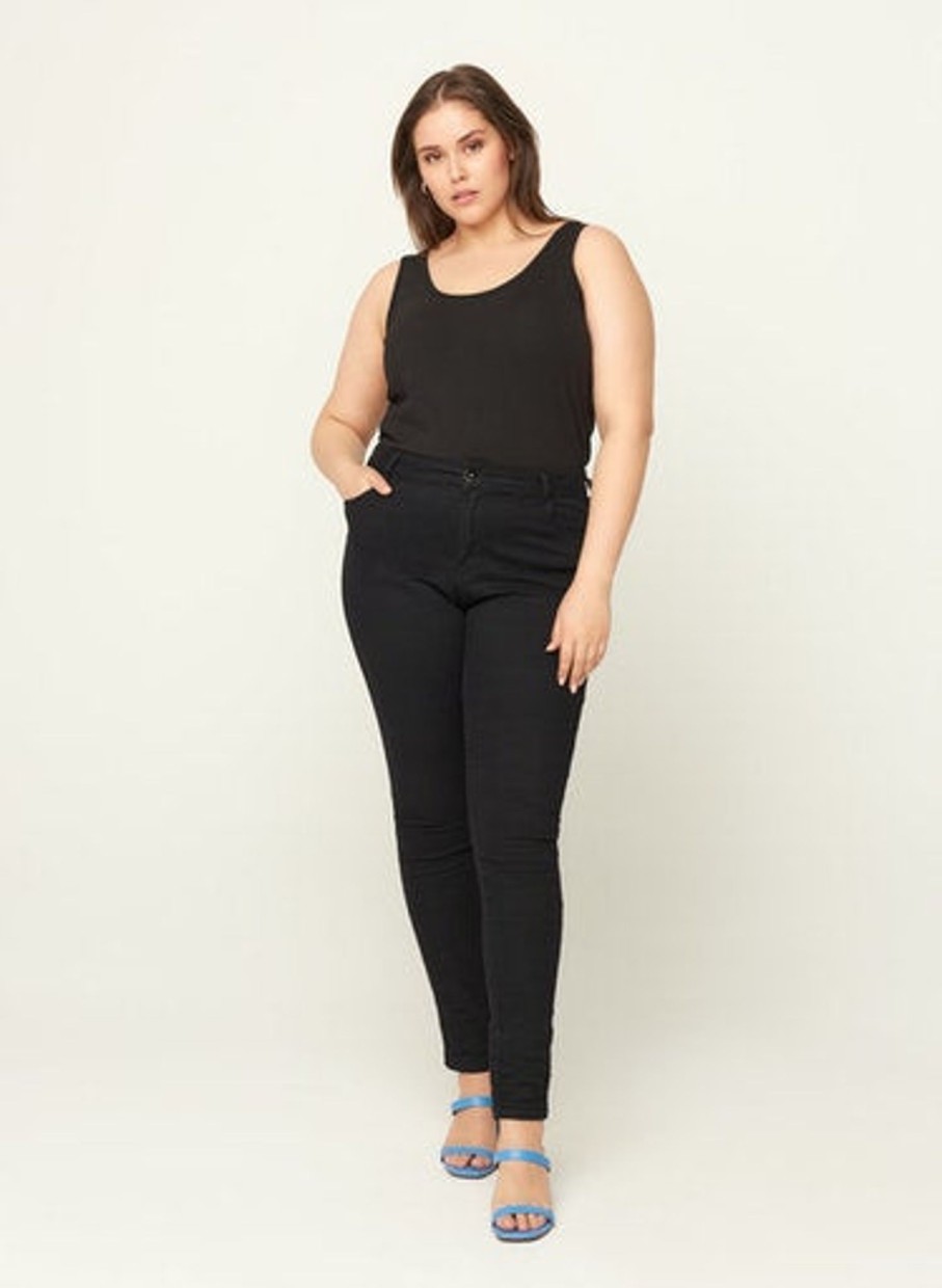 Overdele ZIZZI | Zitank Top - Noos Black