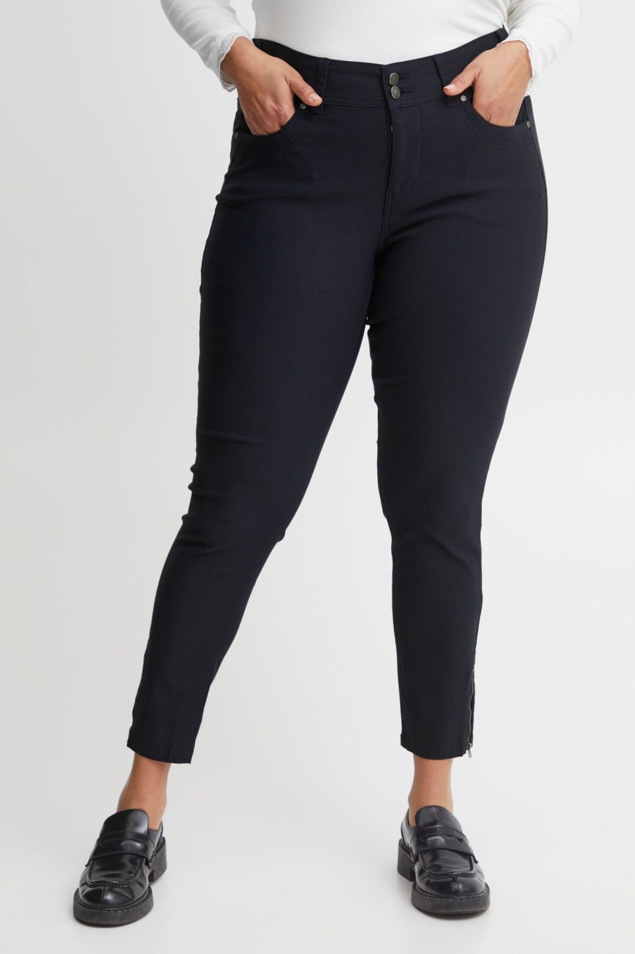 Underdele Fransa Plus Size Selection | Fpzalin Pants Black